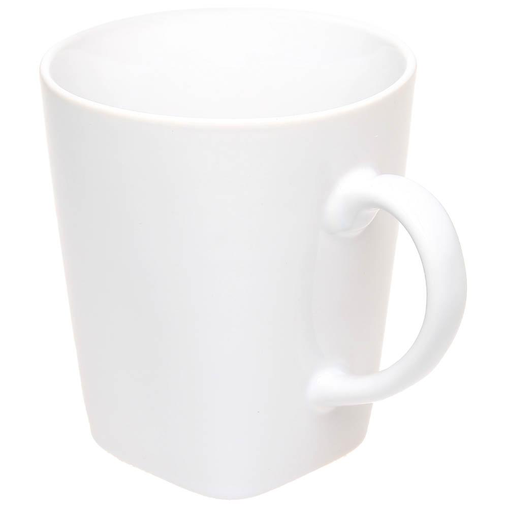 Керамічна чашка з логотипом з квадратним дном