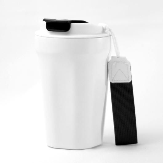 Термочашка JESSO, металл с ручкой для вашего лого