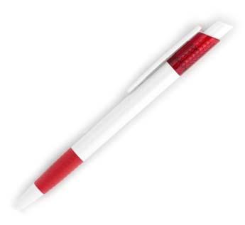 Двухцветная ручка с логотипом пластиковая автоматическая