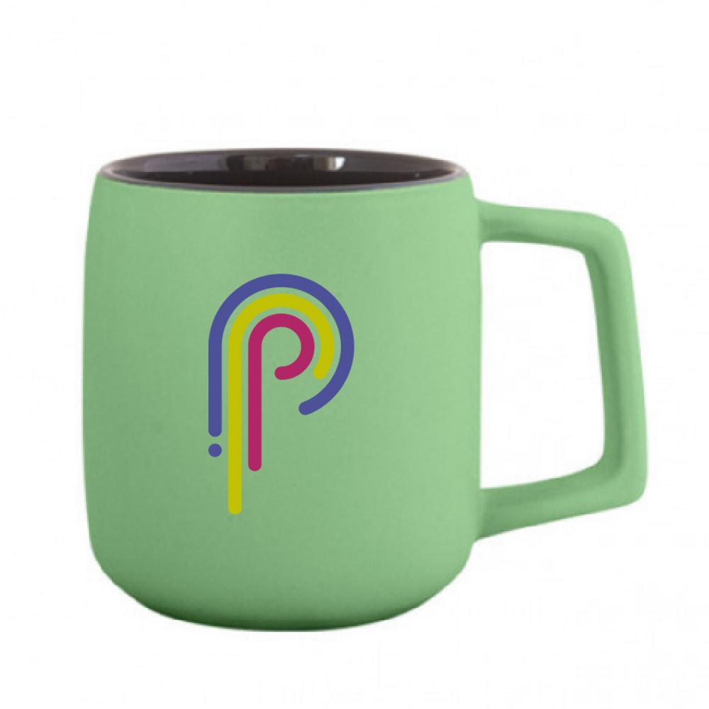 Чашка керамическая AVA матовая с Логотипом 420 мл