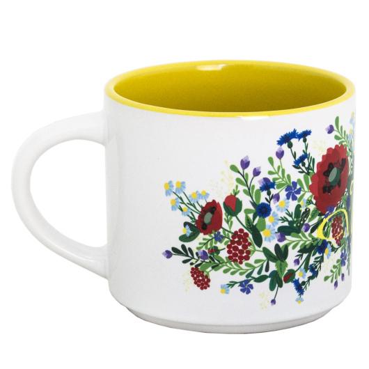 Сублімаційне горнятко KATRINA 450 мл глянцеве зовні та всередині з логотипом