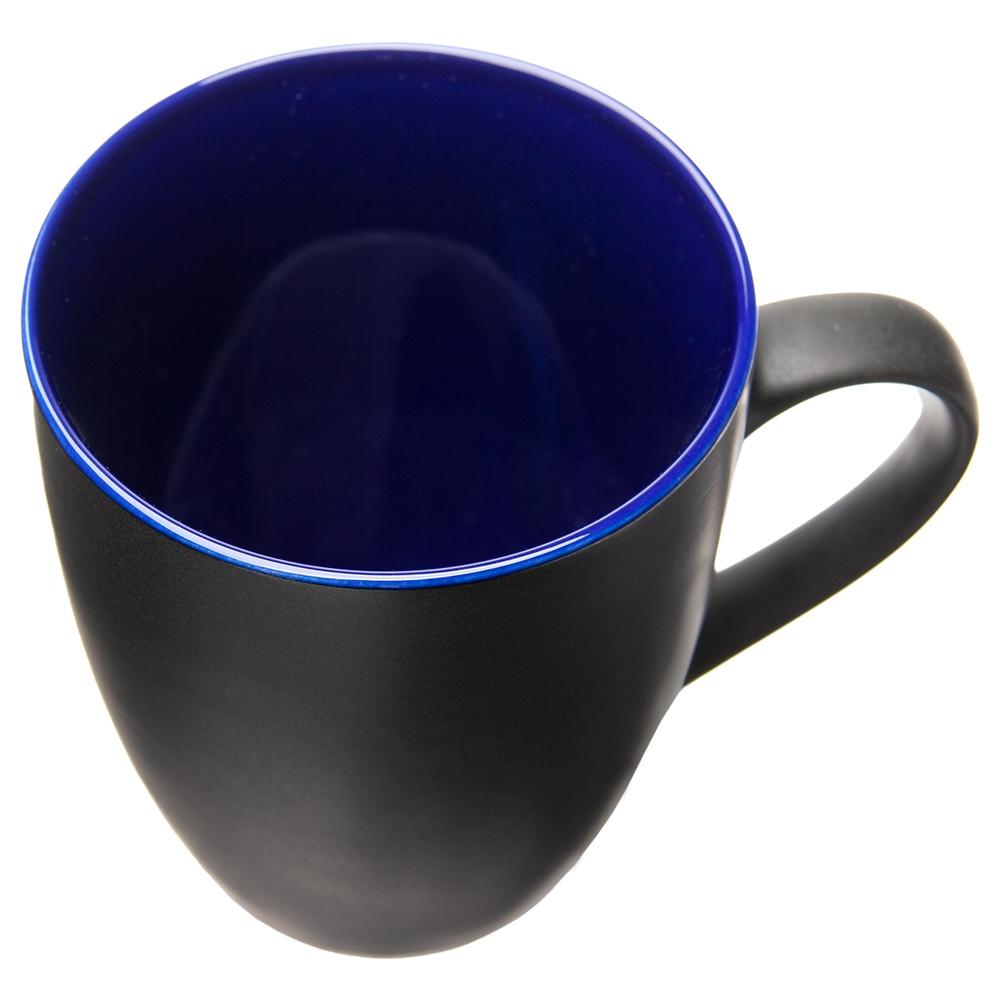 Чашка керамическая с логотипом 'Ваканда' 350 мл матовая снаружи глянцевая внутри