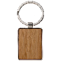Брелок металл + бамбук с вашим логотипом Фото 3