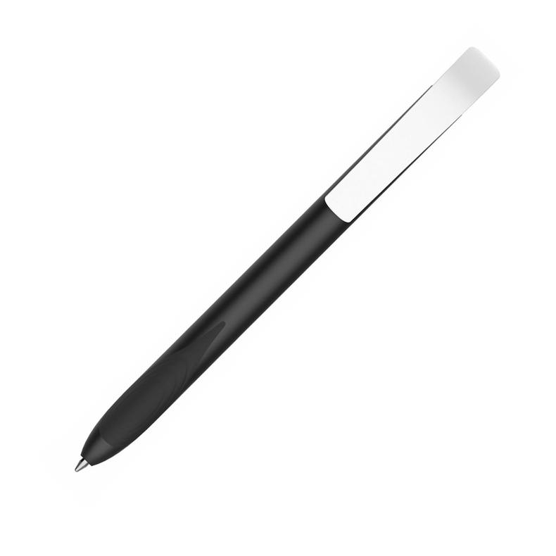 Ручка шариковая пластиковая Bonn с печатью логотипа