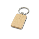 Брелок деревянный прямоугольник 35х50 мм с лого Фото 2
