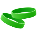 Силиконовый браслет 20 мм с печатью Вашего логотипа