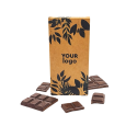 Шоколадная плитка с логотипом 47 г "Пенал" крафт