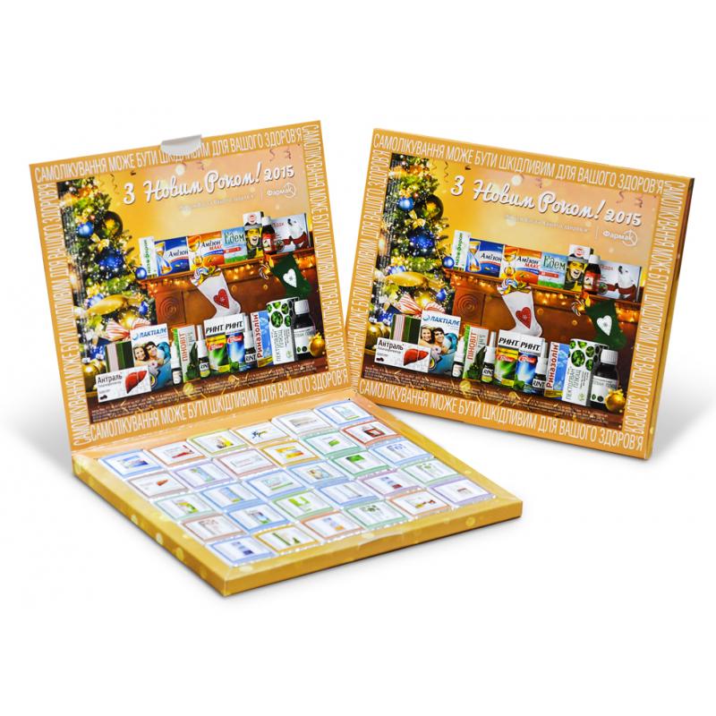 Шоколадный набор Книга с логотипом компании 150 г