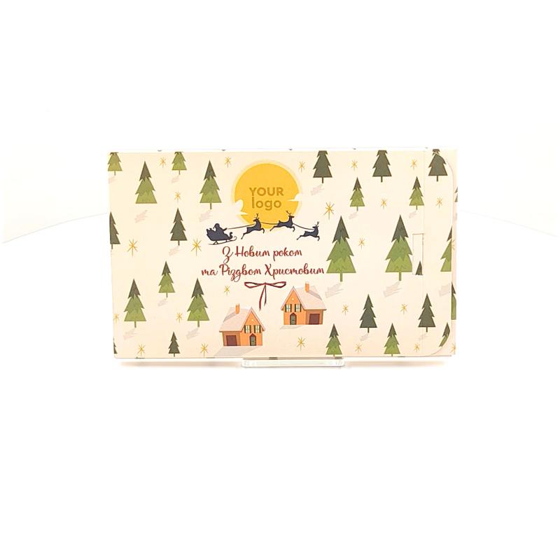 Шоколадный набор Конверт с печатью логотипа 75 г