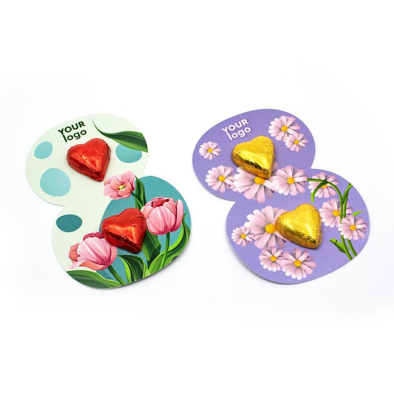 Открытка с логотипом 15 г весенняя