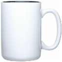 Чашка керамическая глянцевая Тони Глянц 390 мл с лого Фото 3