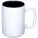 Чашка керамическая глянцевая Тони Глянц 390 мл с лого Фото 2