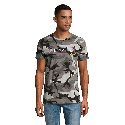 Футболка мужская SOL'S Camo men с Вашим лого