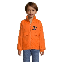 Ветровка детская SOL'S Surf kids с печатью логотипа