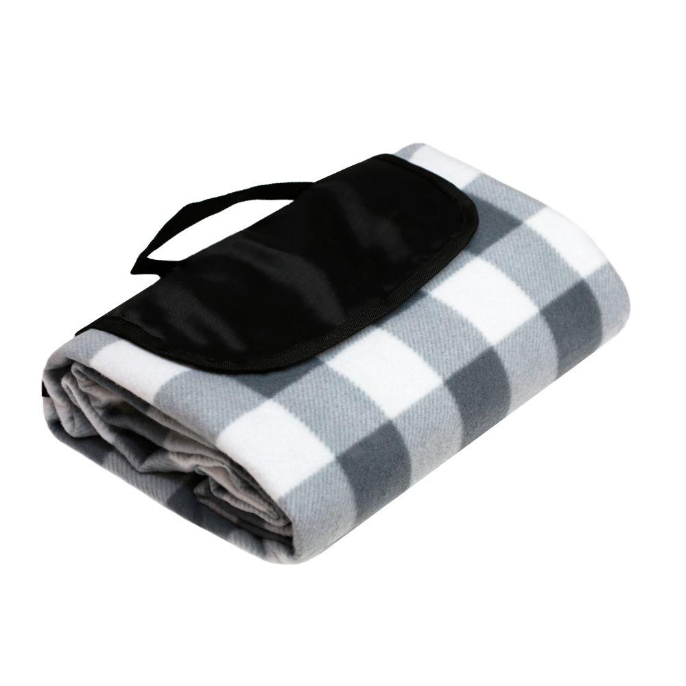 Плед флисовый двусторонний Soft Me Picnic под нанесение лого 130х180 см