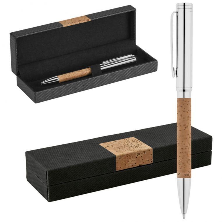 ЭКО ручка пробковая Cork в футляре с логотипом