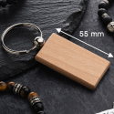 Брелок деревянный прямоугольник 30х55 мм под лого Фото 6