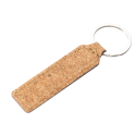 Брелок для ключів корковий з кільцем під ваше лого 32мм прямокутний 79х21мм Фото 4