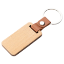 Брелок деревянный прямоугольный 55х28мм с логотипом. Фото 4