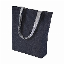 Сумка из денима Santana для покупок 38x10x40 см для нанесения логотипа Фото 3