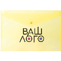 Папка-конверт А4 на кнопке с логотипом