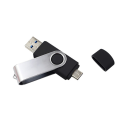 Металлическая флешка TWISTER USB 3.0 Type-C OTG с логотипом 32 Gb Фото 5