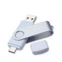 Металлическая флешка TWISTER USB 3.0 Type-C OTG с логотипом 32 Gb