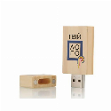 Деревянная флешка USB 2.0 с магнитом с логотипом 16 Gb
