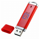 Пластиковая флешка Промо USB 2.0 с крышечкой с вашим лого 16 Gb