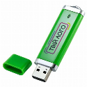 Пластиковая флешка Промо USB 2.0 с крышечкой с вашим лого 4 Gb
