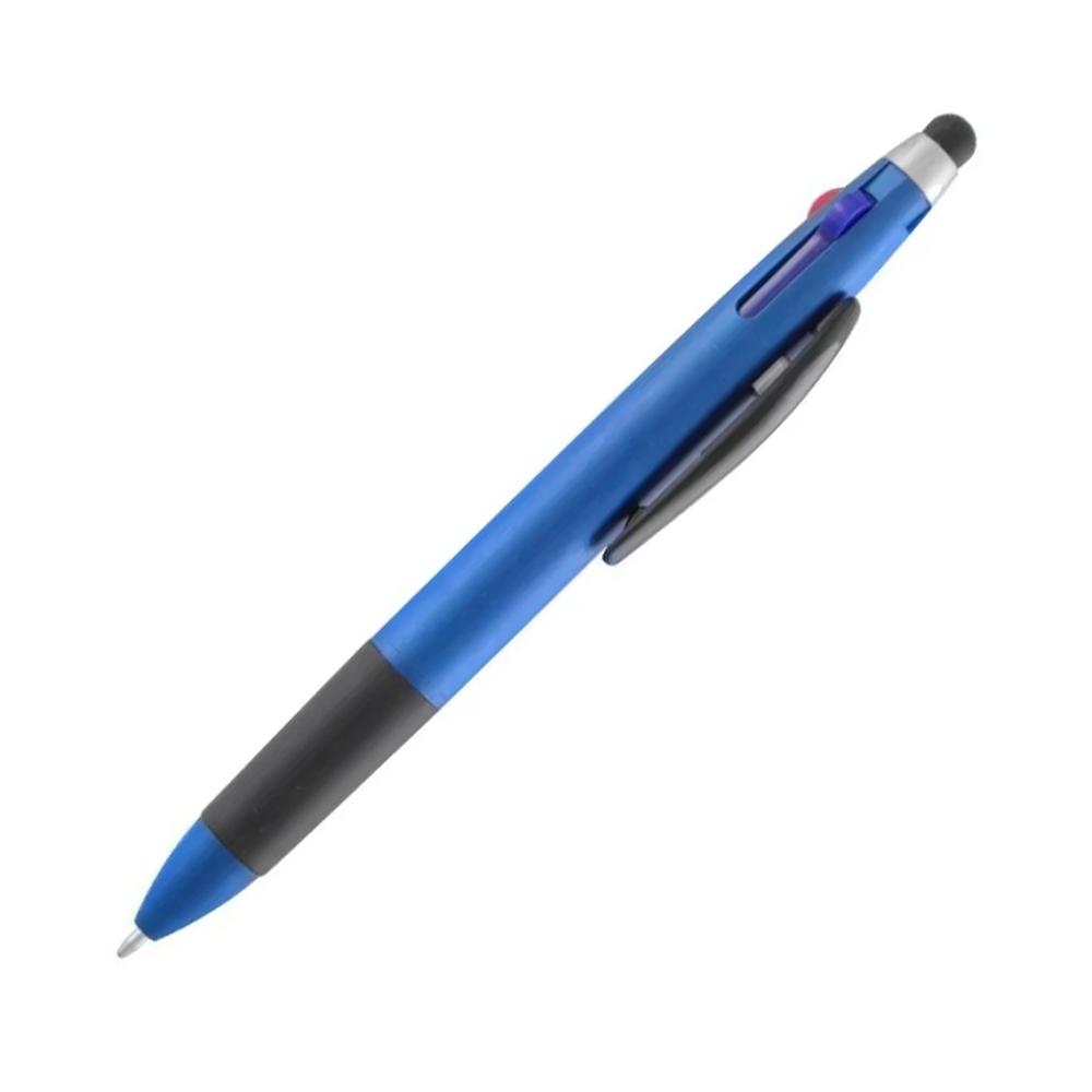 Ручка-стилус с тремя цветами с логотипом Фото 2