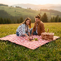Плед флисовый двусторонний Soft Me Picnic под нанесение лого 130х180 см Фото 10