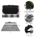 Плед флисовый двусторонний Soft Me Picnic под нанесение лого 130х180 см Фото 3