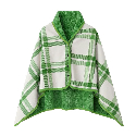 Плед-пончо флисовый Poncho L 100х140 см с вашим лого