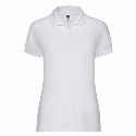 Тенниска женская Fruit of the Loom 65/35 Polo 170g с лого
