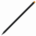 Простой карандаш BLACK STRIPE с ластиком Ø7×190 мм с вашим логотипом