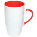 Чашка с логотипом Хельга керамическая цветная