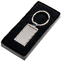 Брелок металлический прямоугольный с коробкой для индивидуального логотипа Фото 2
