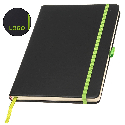 Записная книга А5 с возможностью цветной гравировки и логотипом