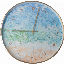Часы настенные металлические Optima SEA с логотипом 33 см Фото 2