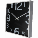 Часы настенные пластиковые Optima SQUARE для вашего лого 28х28 см Фото 4