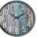 Часы настенные пластиковые Optima RETRO с логотипом 37.8 см Фото 2