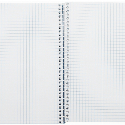 Блокнот А6 з логотипом, пластиковая обложка, боковая спираль, 80 листов, клетка Фото 3