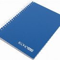 Блокнот А6 з логотипом, пластиковая обложка, боковая спираль, 80 листов, клетка Фото 10