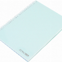 Блокнот А5, пластиковая обложка, боковая спираль, 80 л с логотипом, клетка, ассорти пастел Фото 6