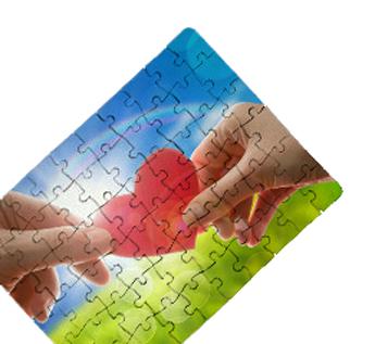 Пазл на 104 элемента с логотипом