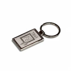 Брелок для ключей Rectangle с логотипом
