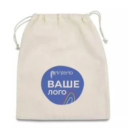 Мешок из хлопка 24х29 см для печати лого