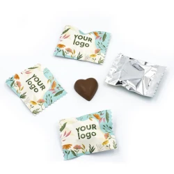 Шоколадное сердце с логотипом 7.5 г