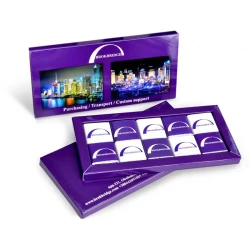 Шоколадный набор Пенал под нанесение логотипа 50 г